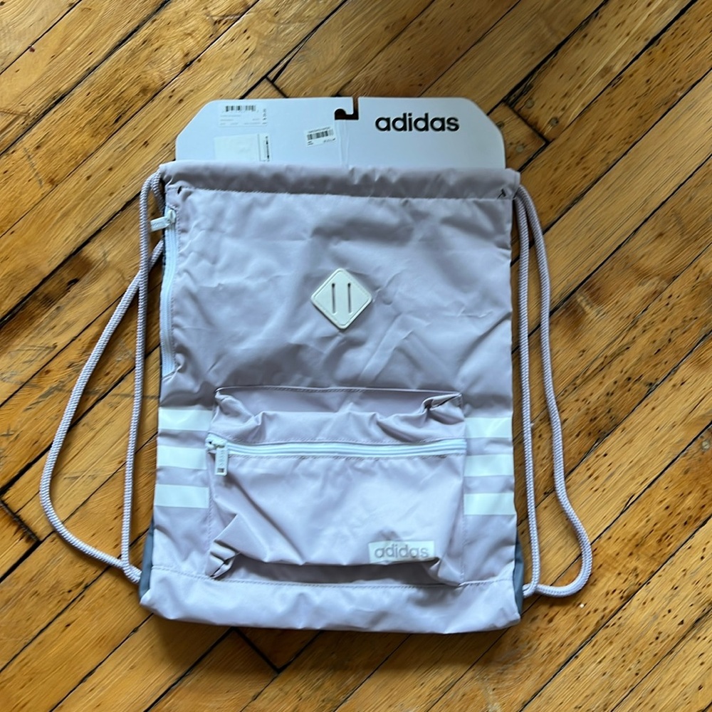 Brand new! Adidas Classic Sack Pack - Mauve/white